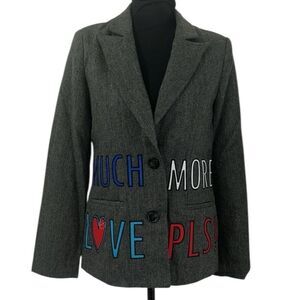 Grey Lab Gray Oversized Blazer(Size XS)